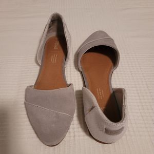 Toms Drizzle Grey Suede with Crackle Leather / 7